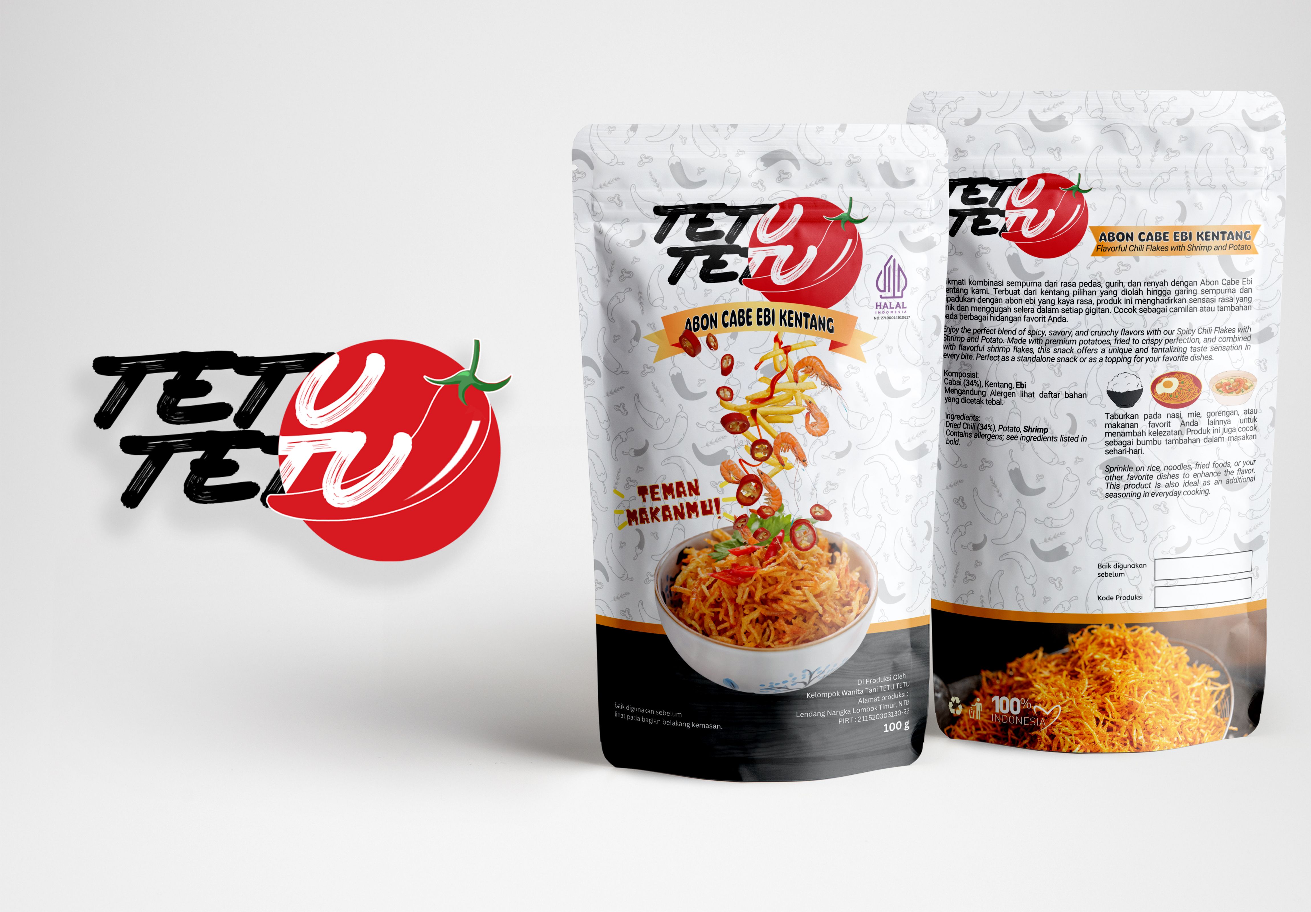 Abon cabe ebi kentang