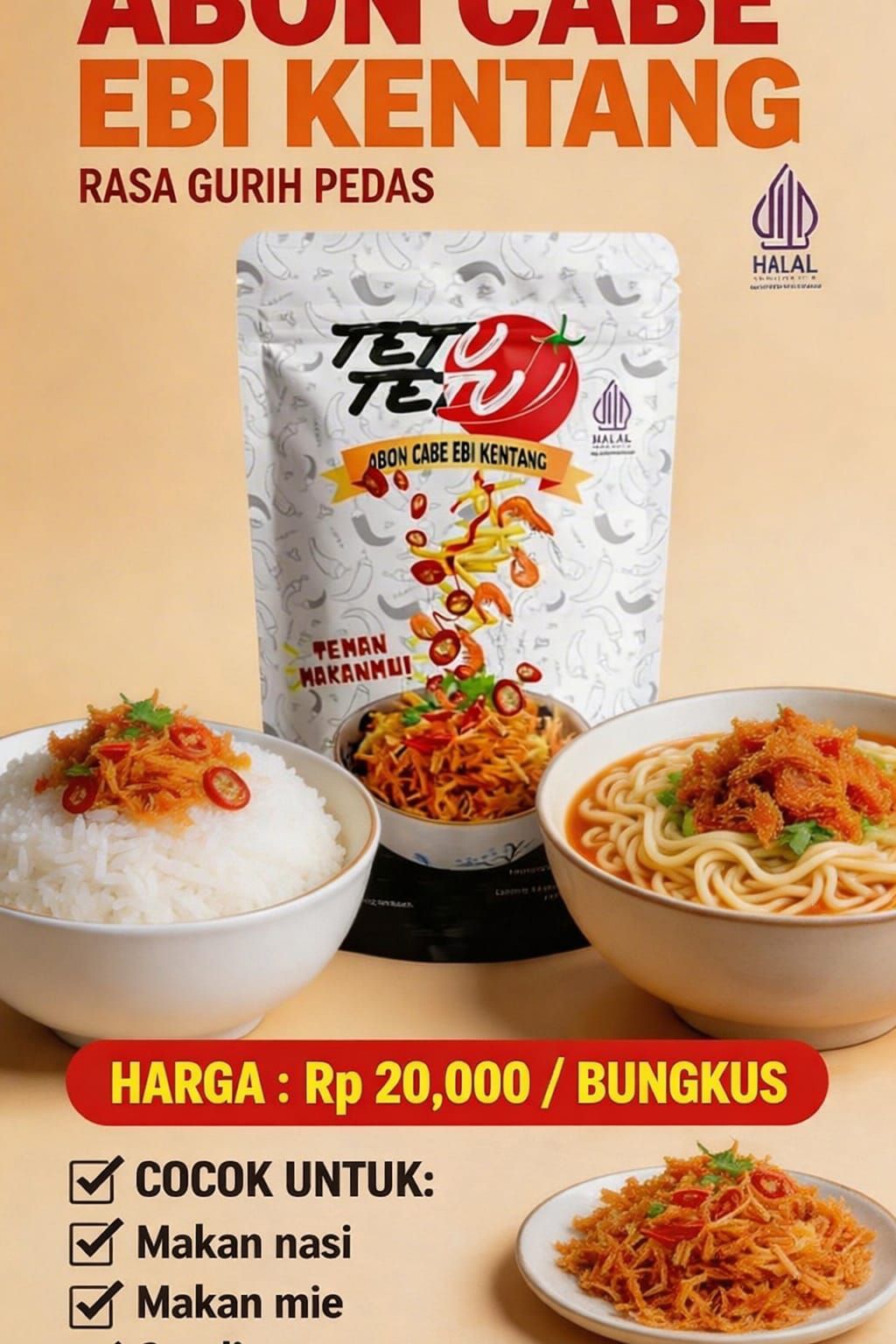 abon cabe eby kentang