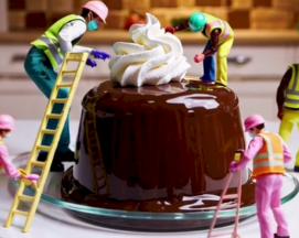 Puding Cokelat Konstruksi