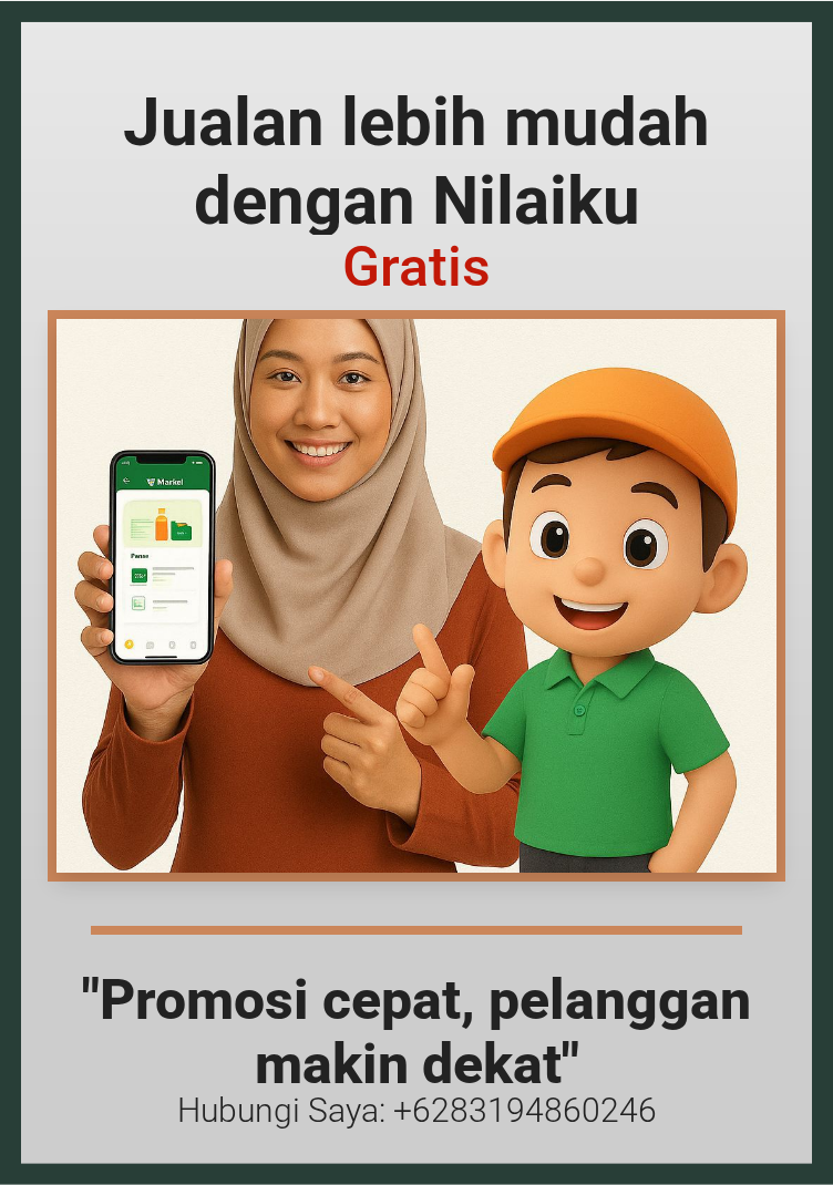 Jualan lebih mudah dengan Nilaiku