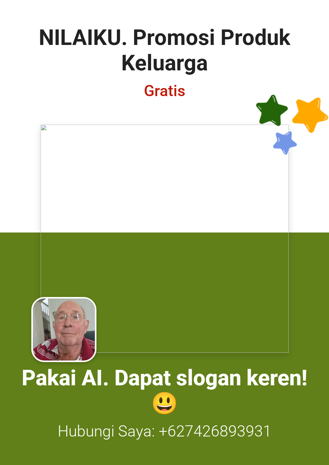 Promosi NILAIKU. Promosi Produk Keluarga