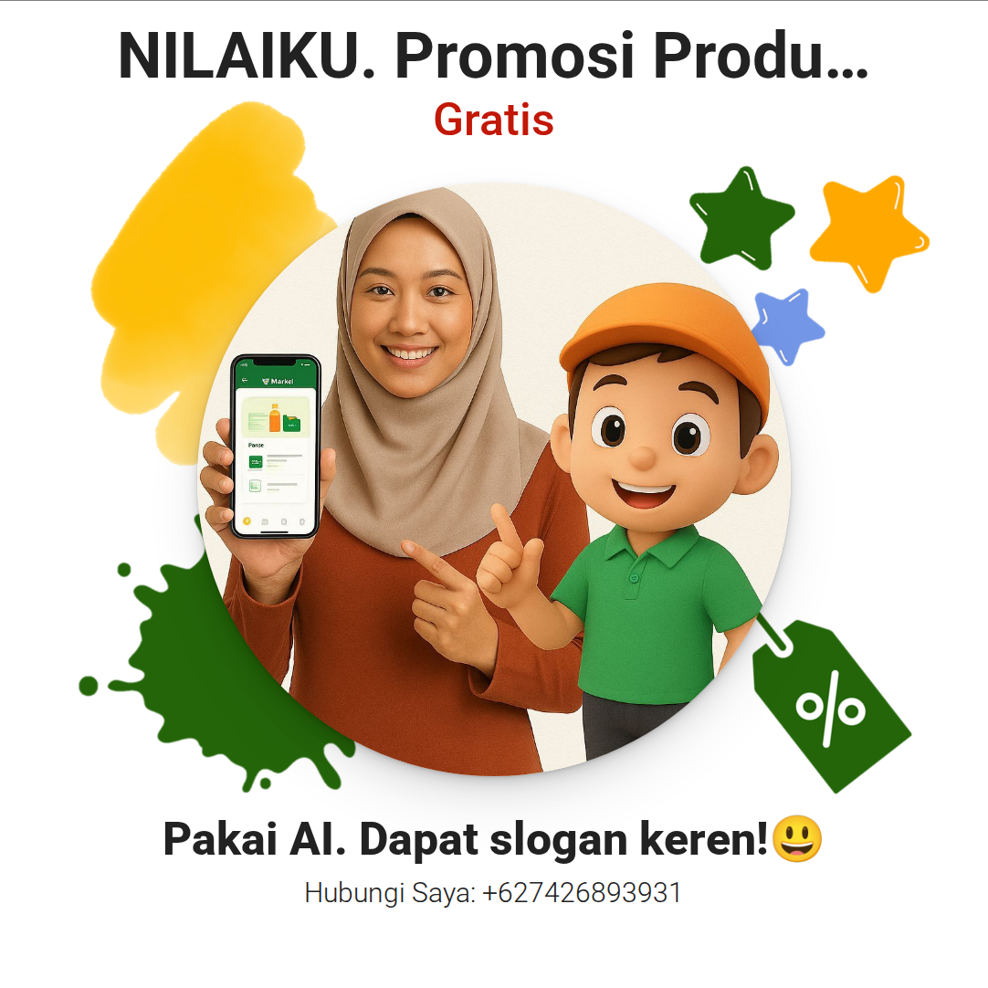 Promosi NILAIKU. Promosi Produk Keluarga
