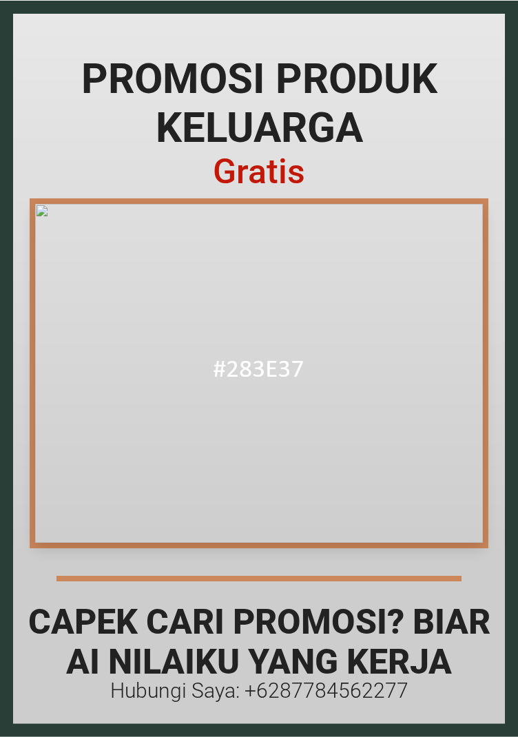 PROMOSI PRODUK KELUARGA