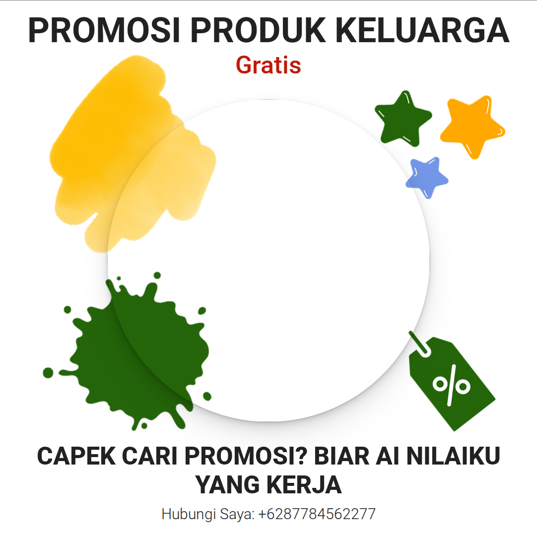 PROMOSI PRODUK KELUARGA