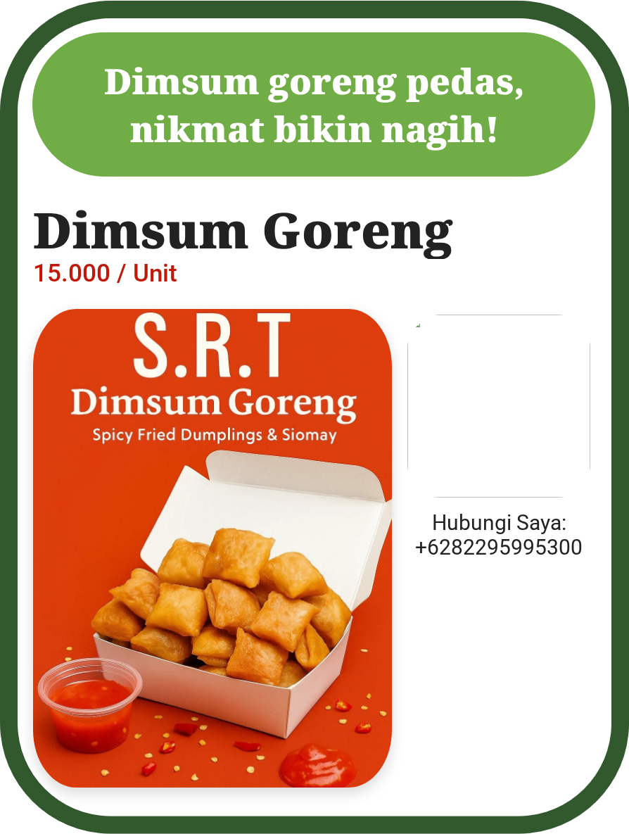 Dimsum Goreng Pedas