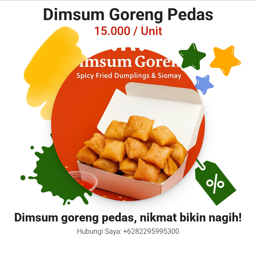 Dimsum Goreng Pedas