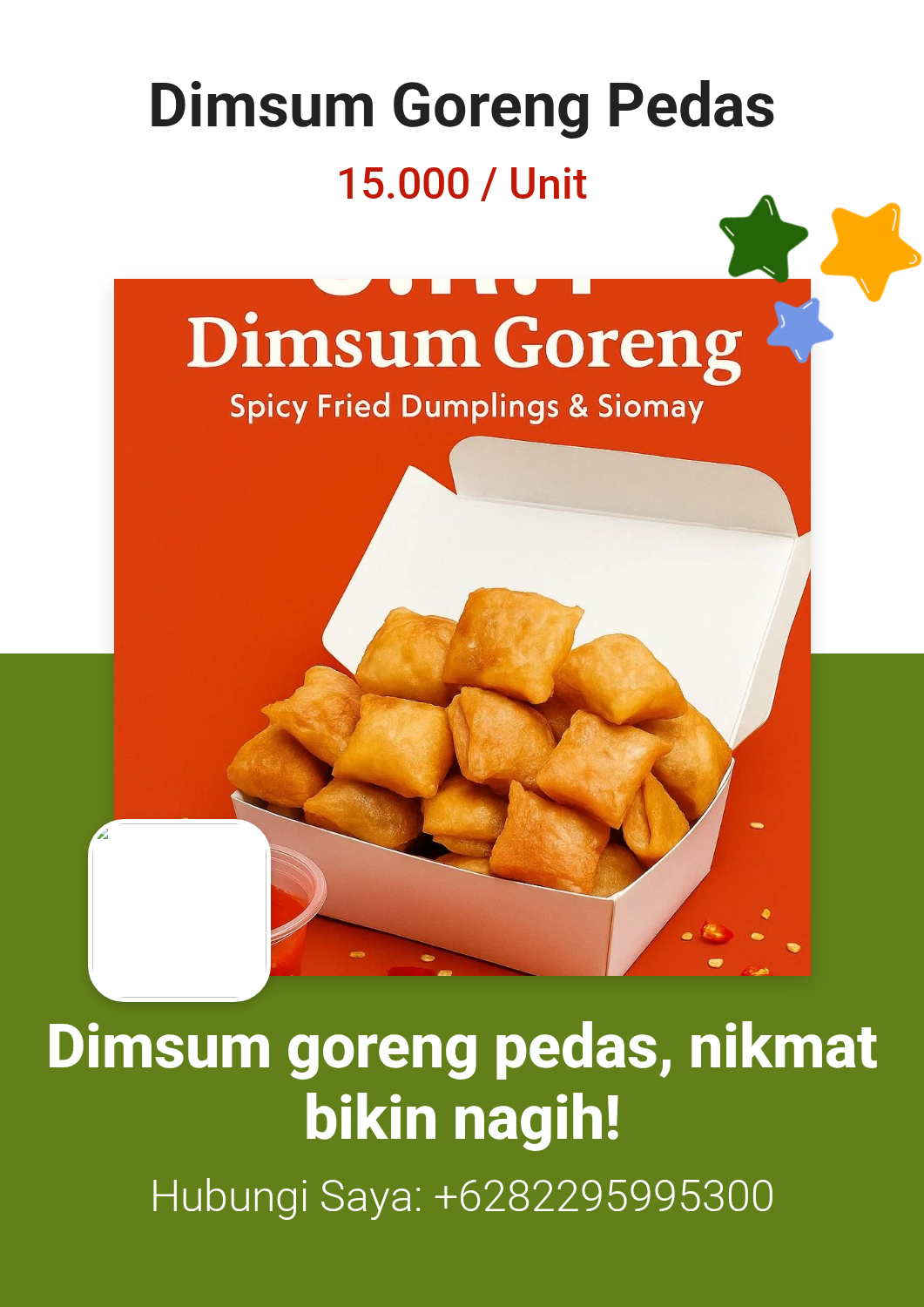 Dimsum Goreng Pedas