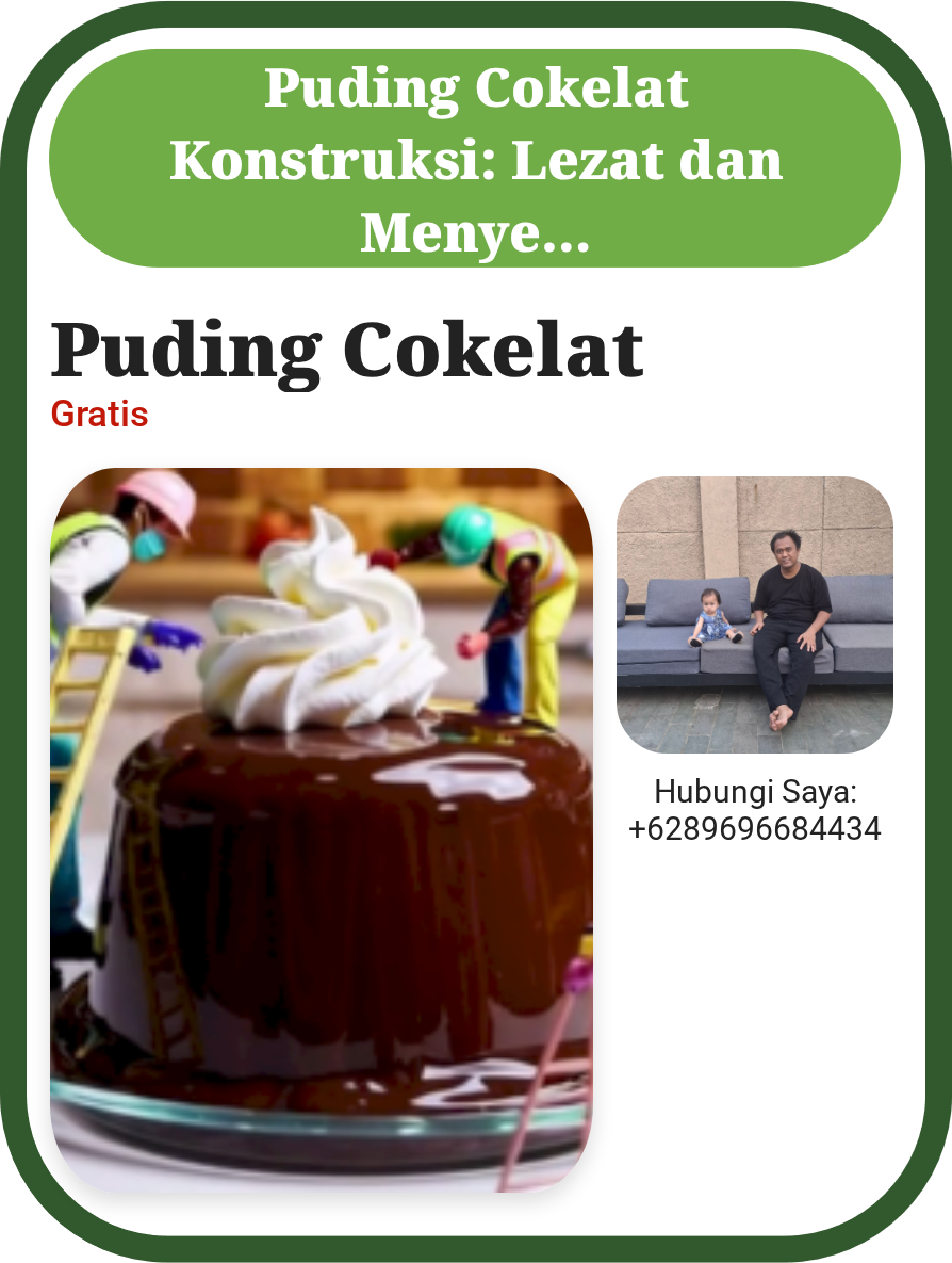 Puding Cokelat Konstruksi