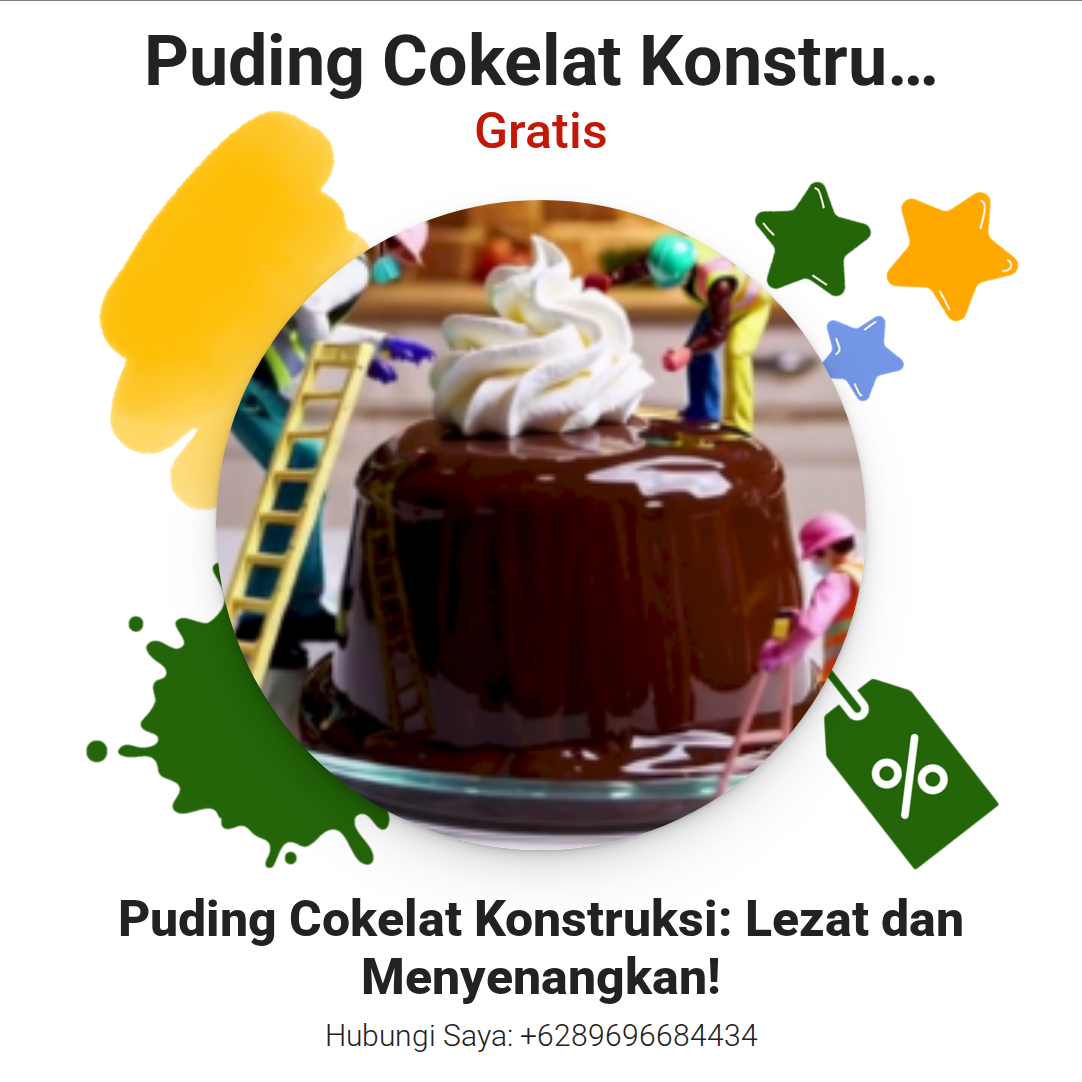 Puding Cokelat Konstruksi