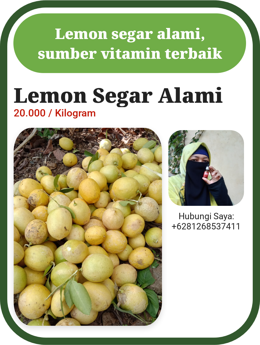 Lemon Segar Alami