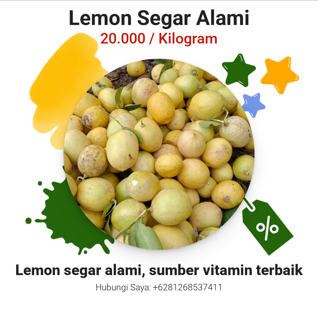 Lemon Segar Alami