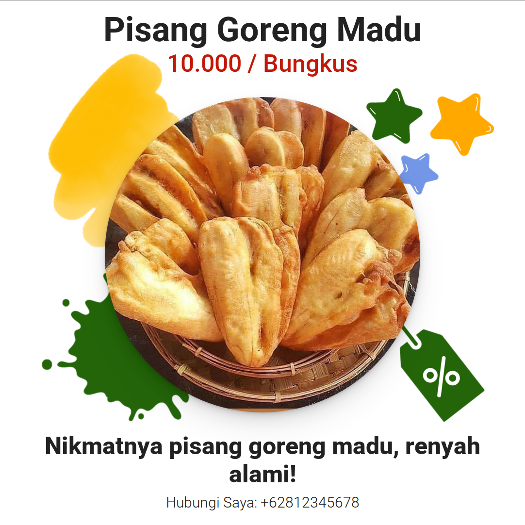 Pisang Goreng Madu