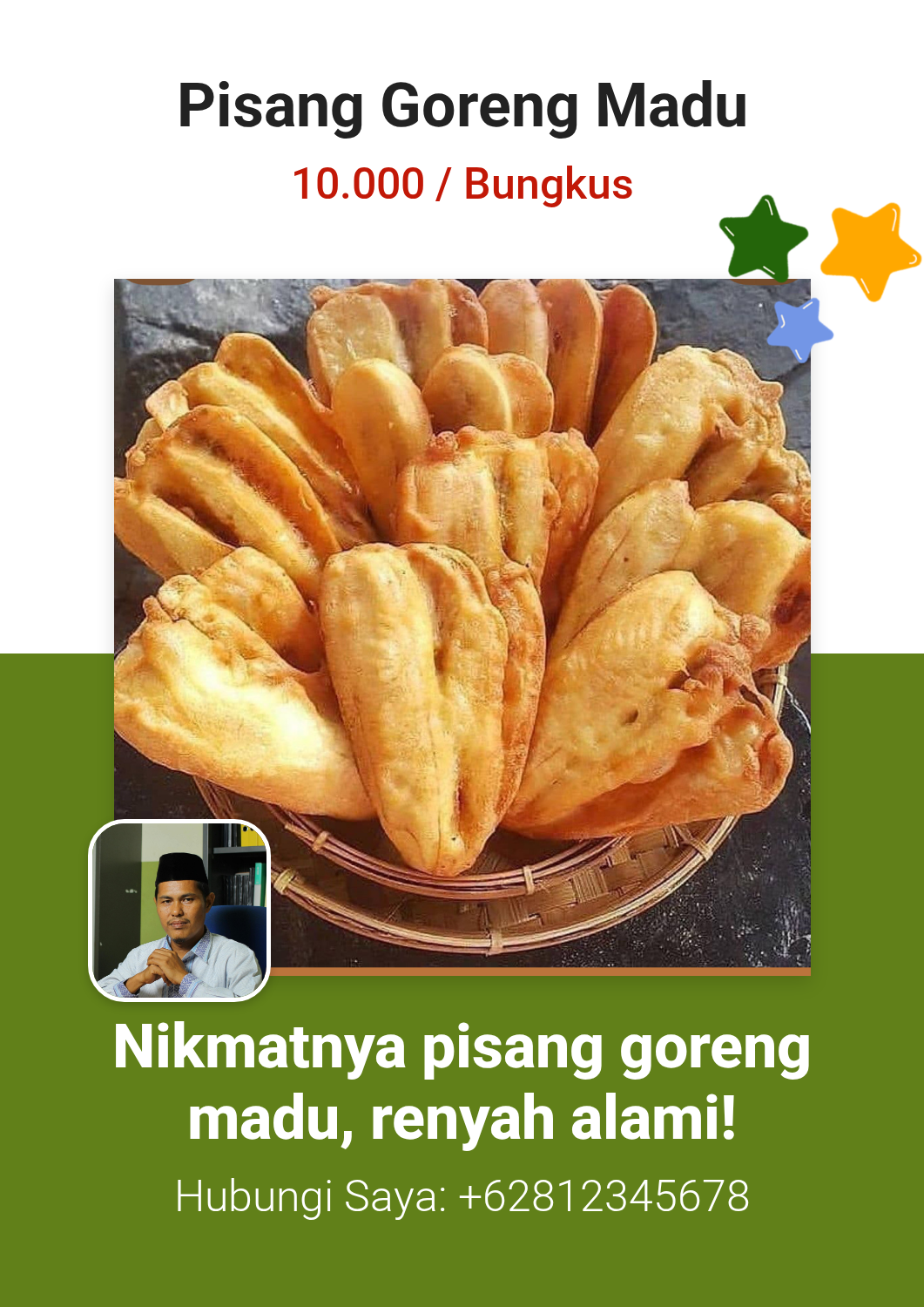 Promosi Pisang Goreng Madu