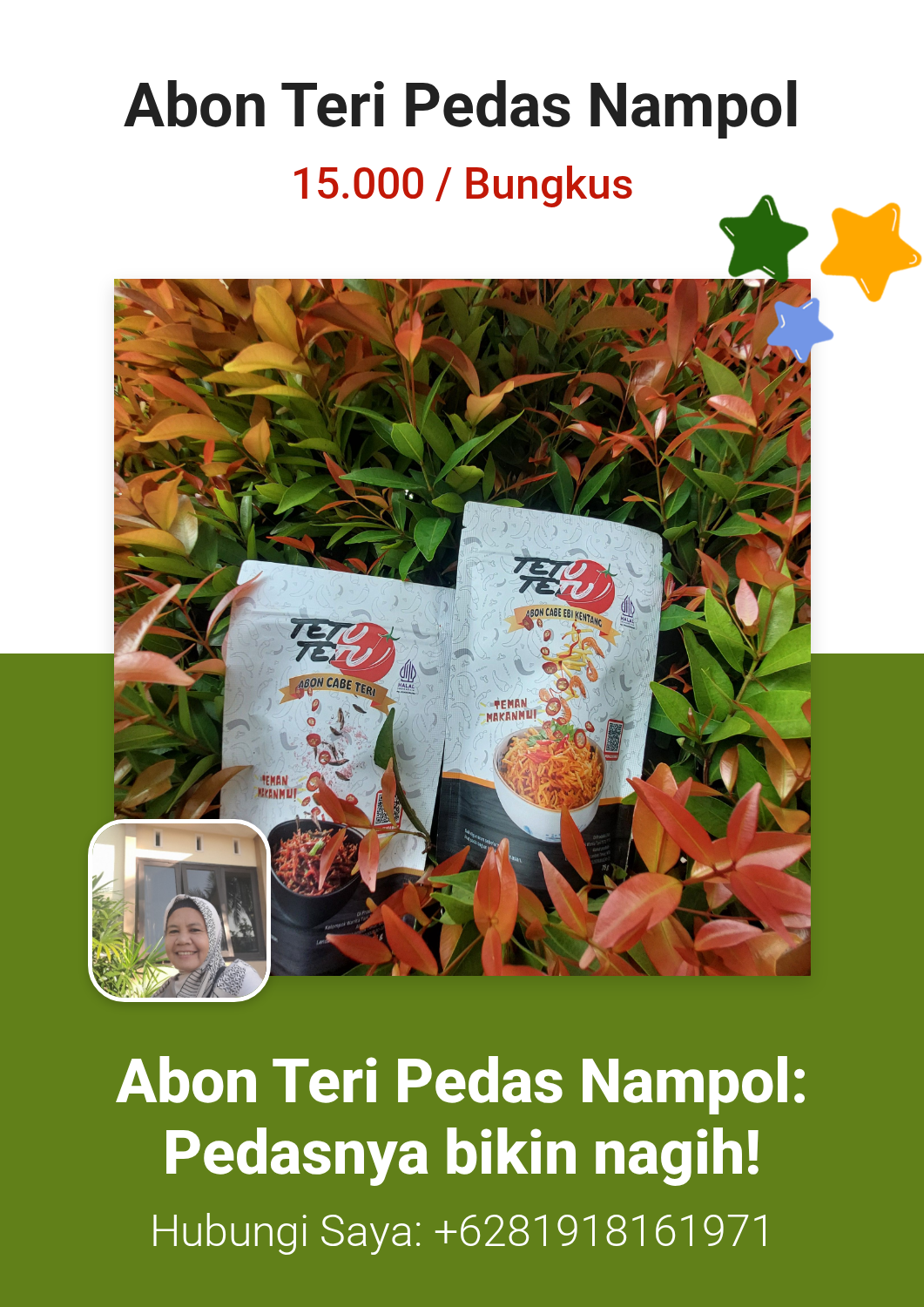 Abon Teri Pedas Nampol