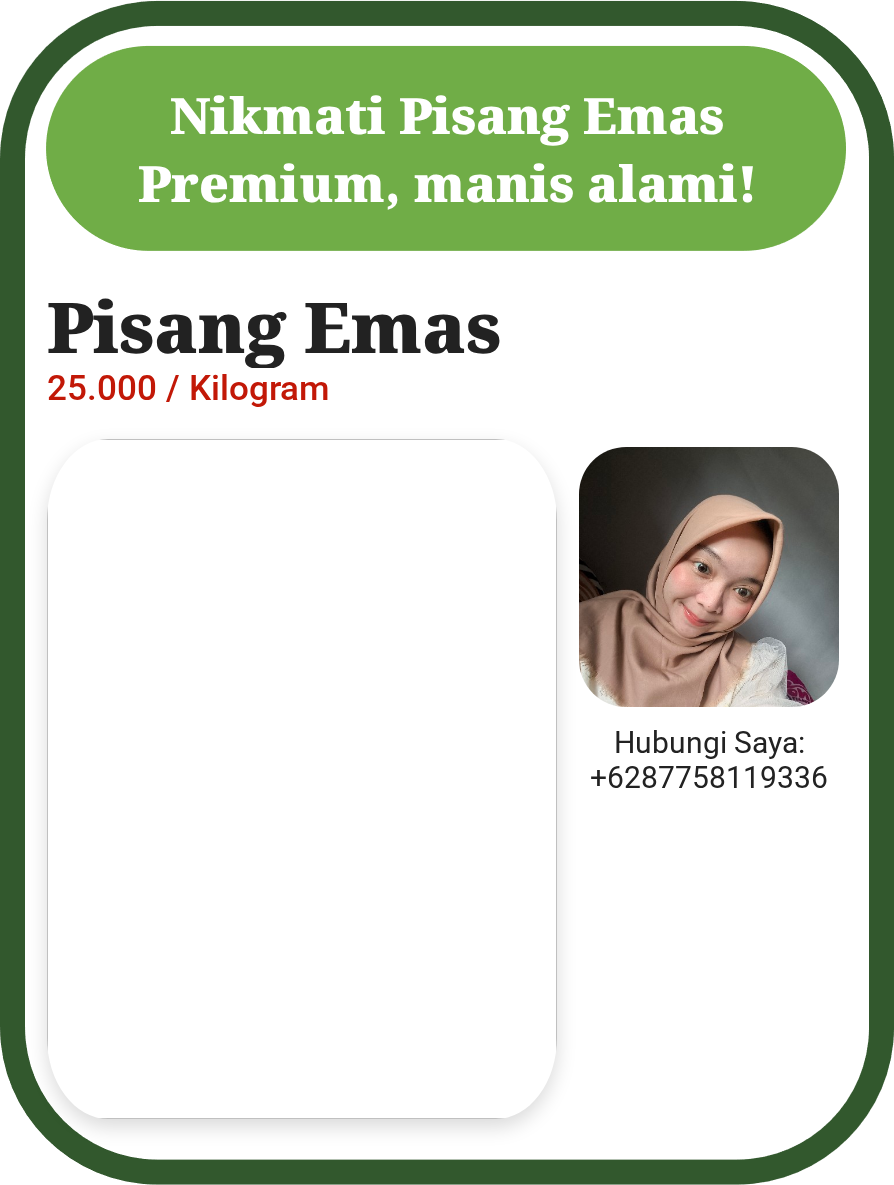 Pisang Emas Premium