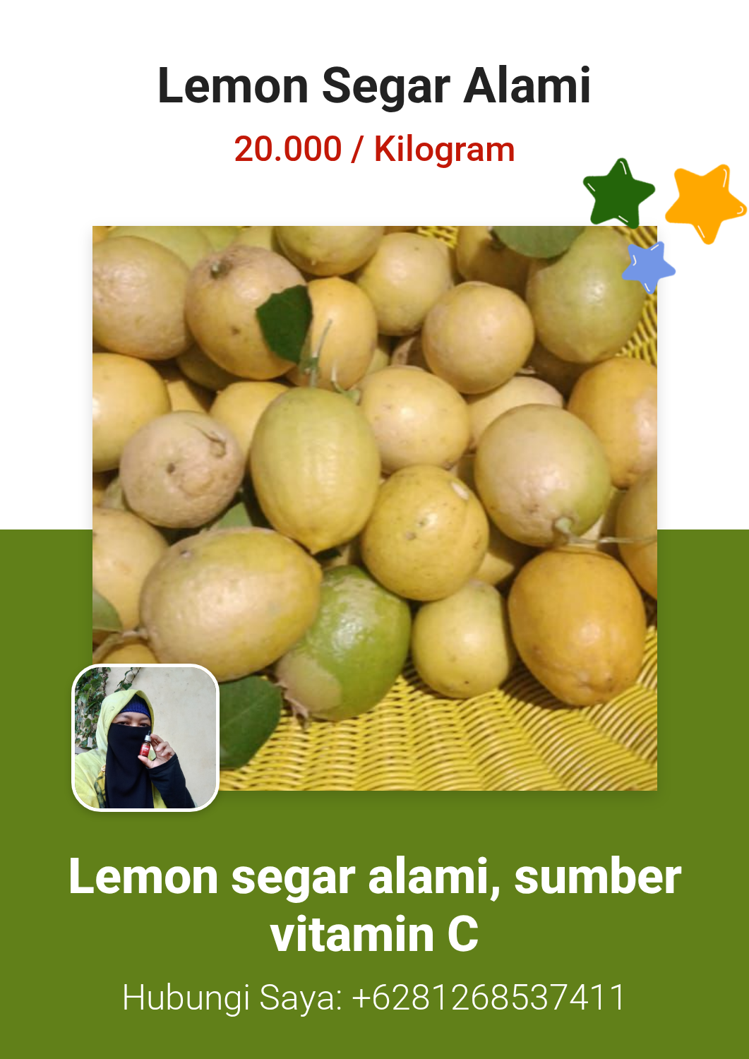 Promosi Lemon Segar Alami