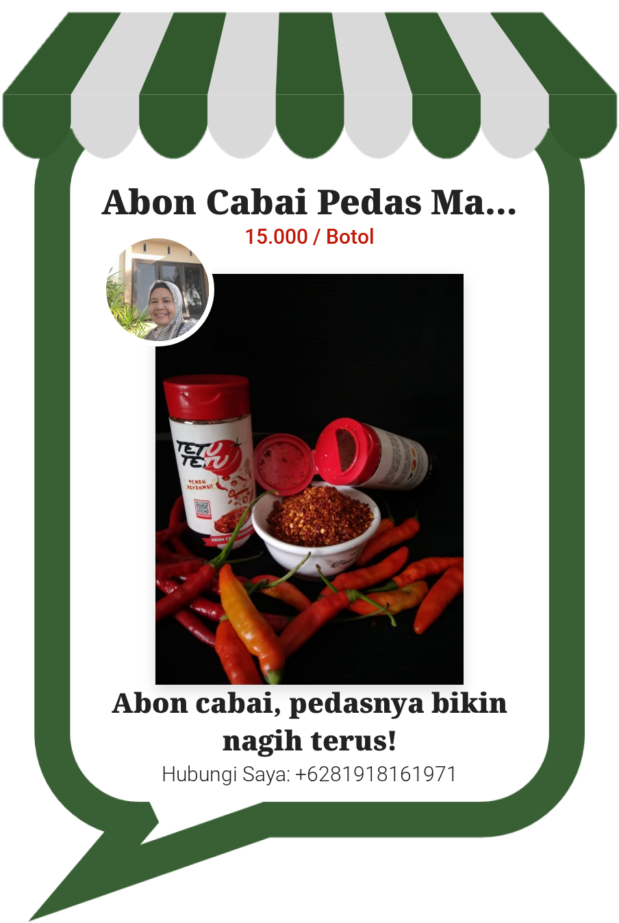Abon Cabai Pedas Mantap