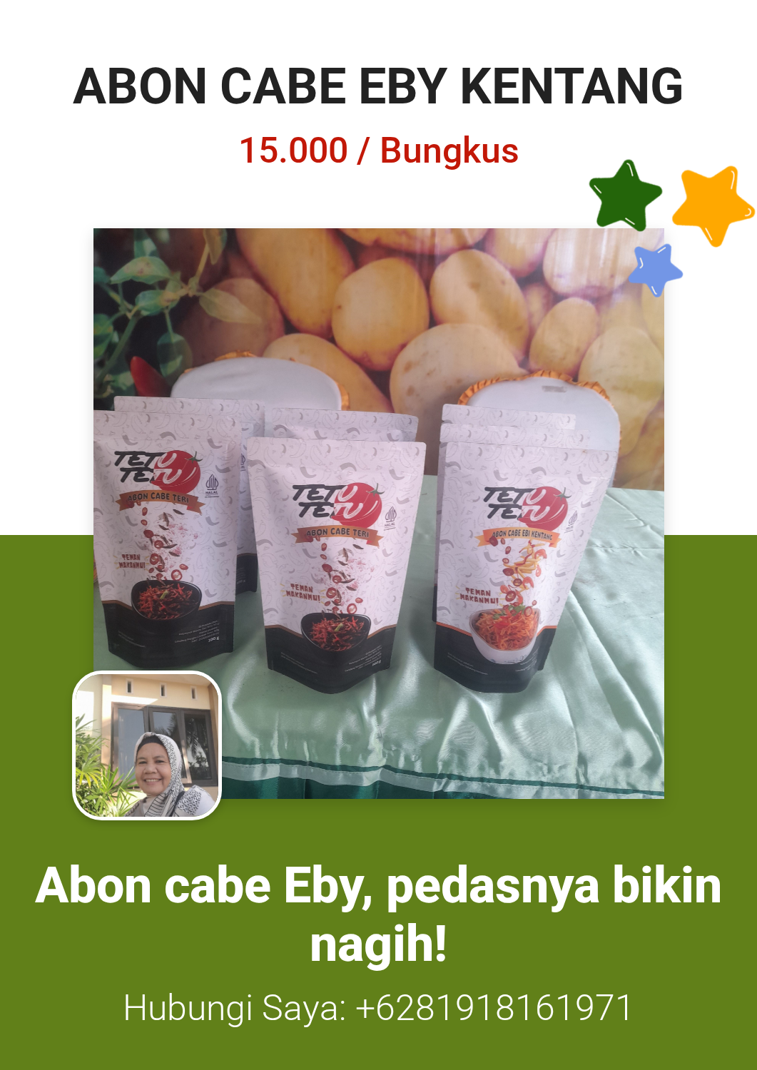 Promosi ABON CABE EBY KENTANG