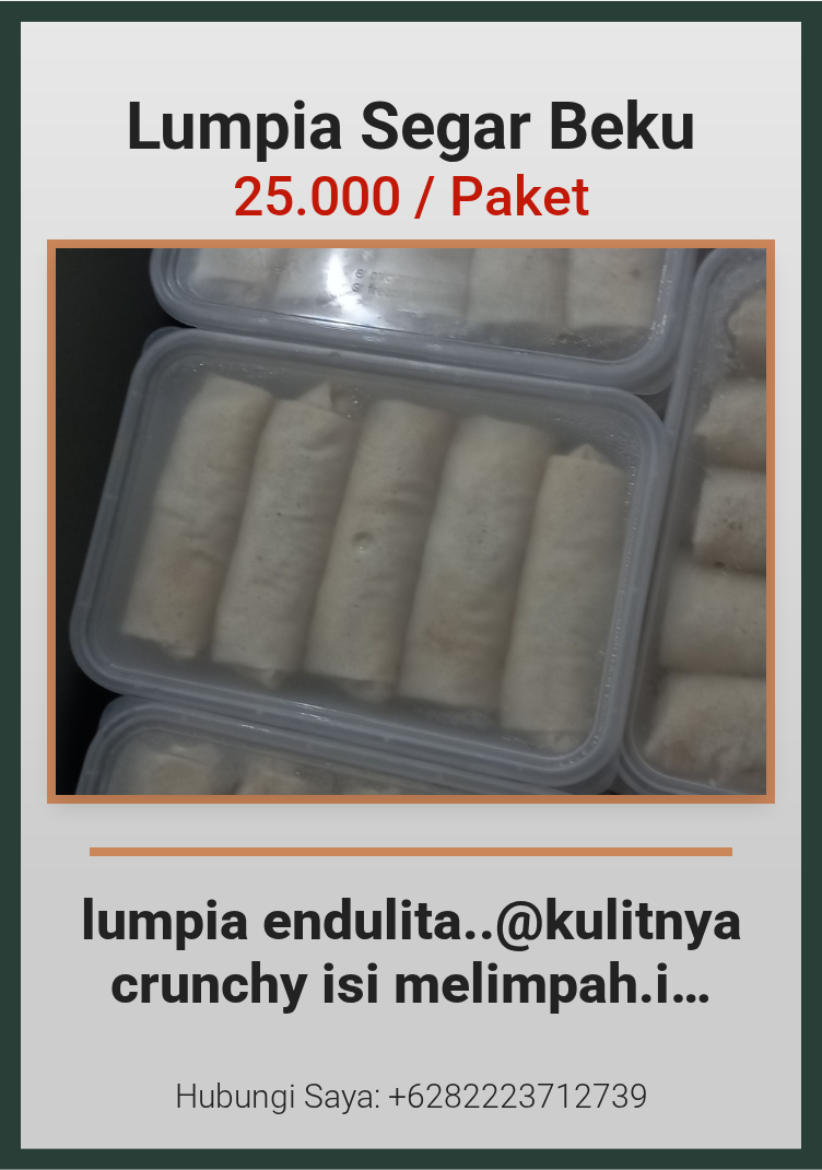 Lumpia Segar Beku