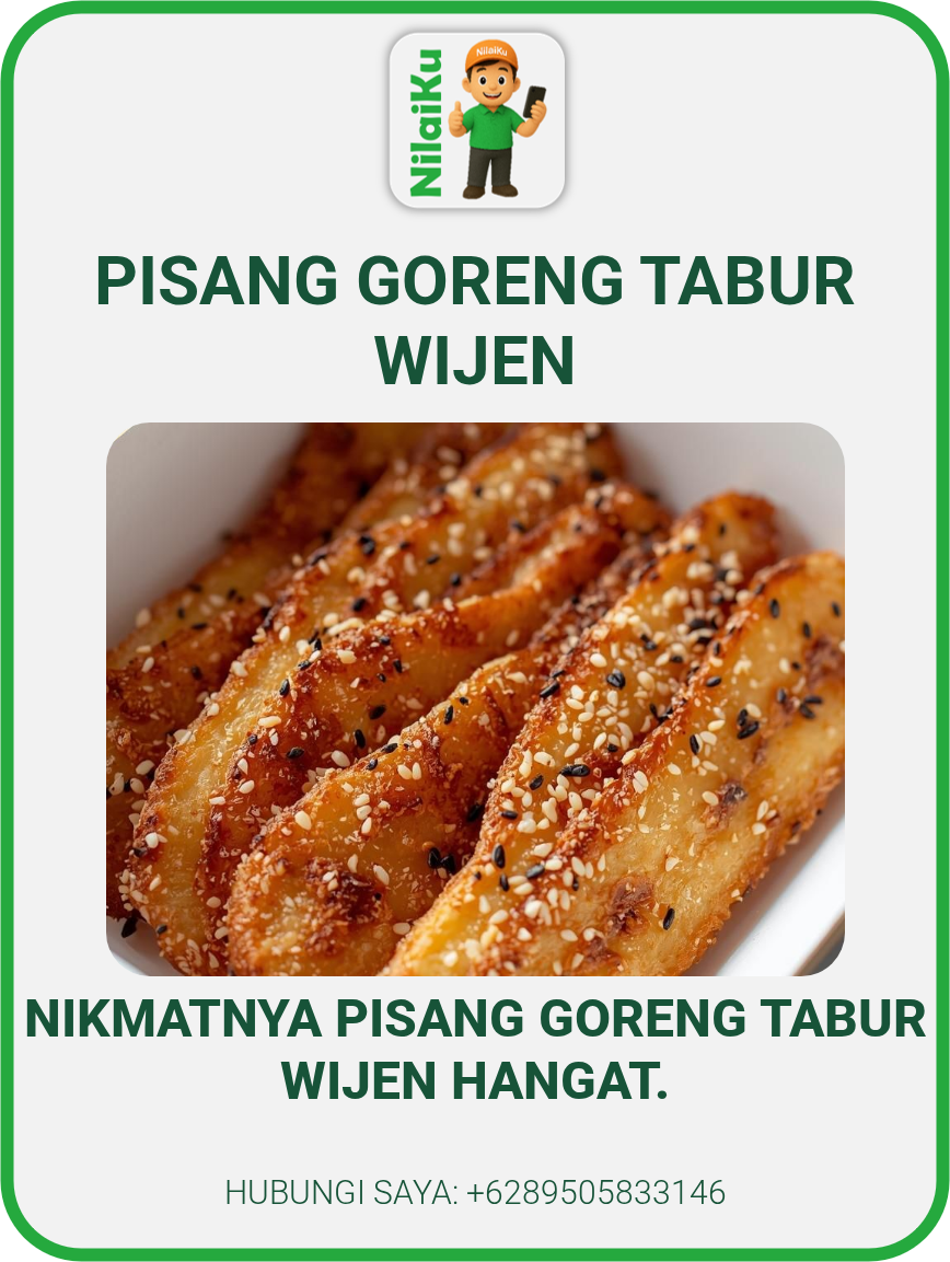 Pisang Goreng Tabur Wijen