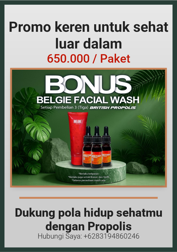 Promo keren untuk sehat luar dalam