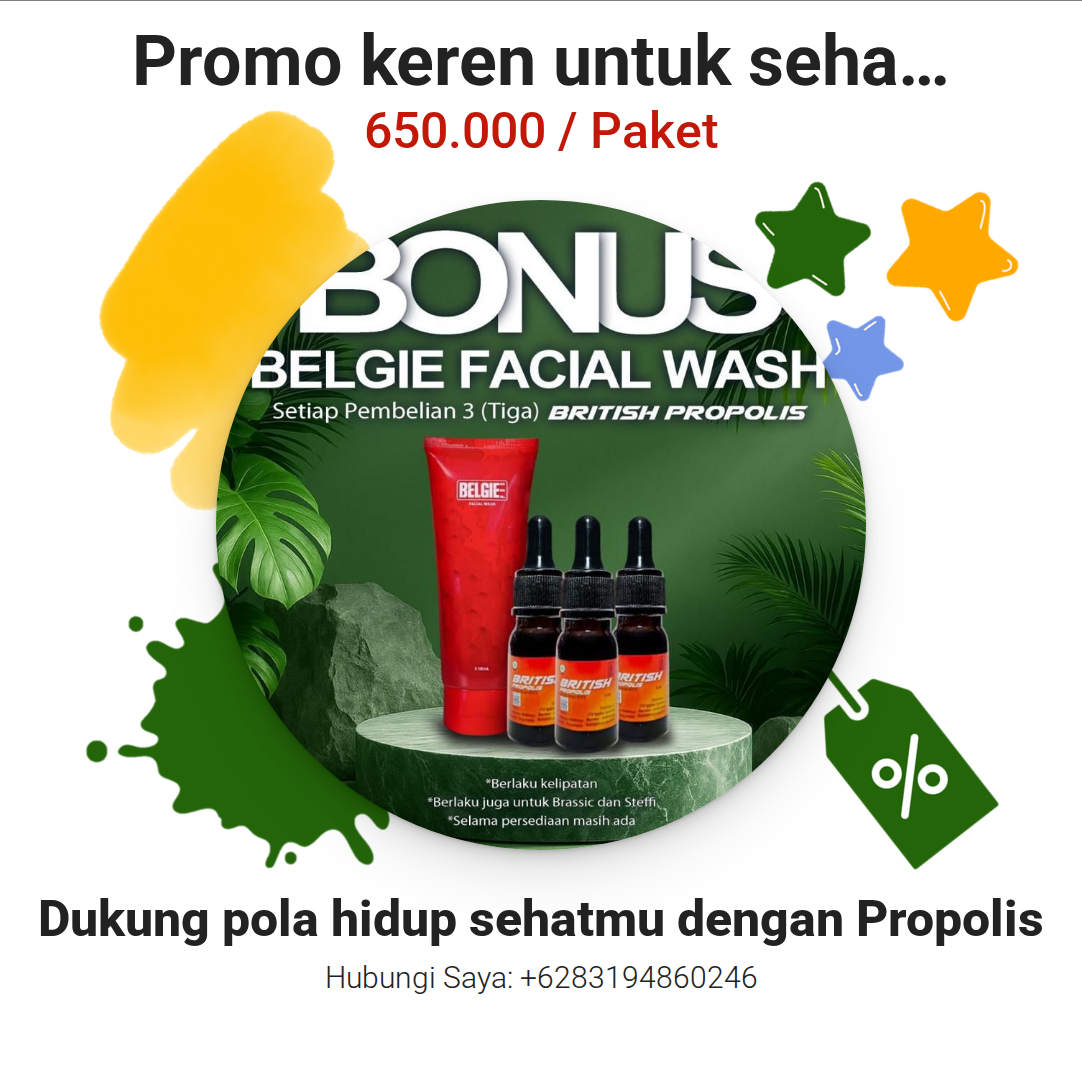 Promo keren untuk sehat luar dalam