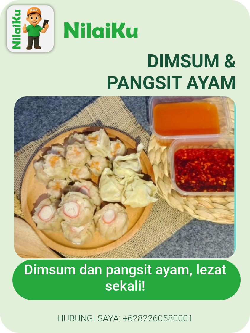 Promosi dimsum & pangsit ayam