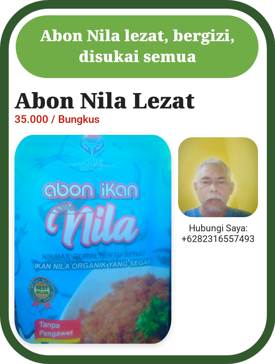 Promosi Abon Nila Lezat