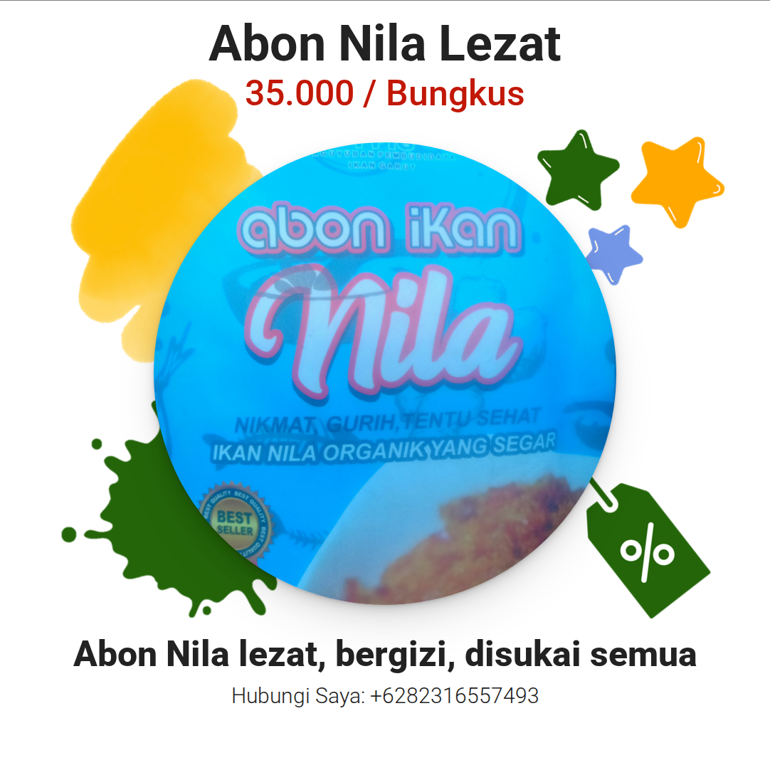 Promosi Abon Nila Lezat