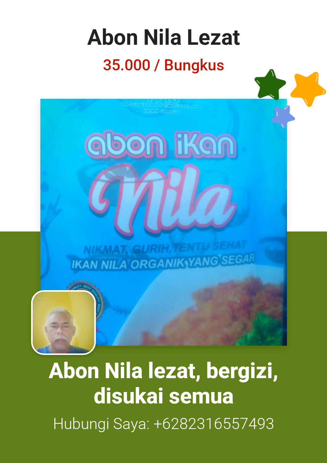 Promosi Abon Nila Lezat