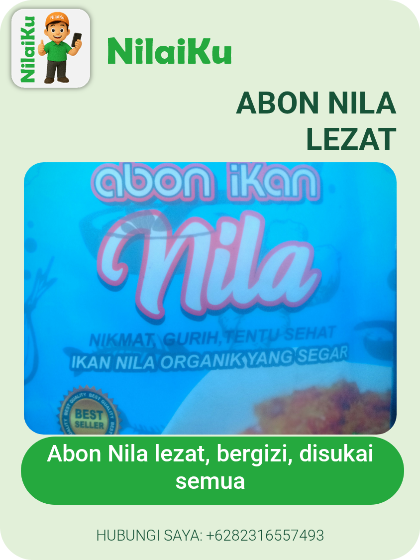 Promosi Abon Nila Lezat