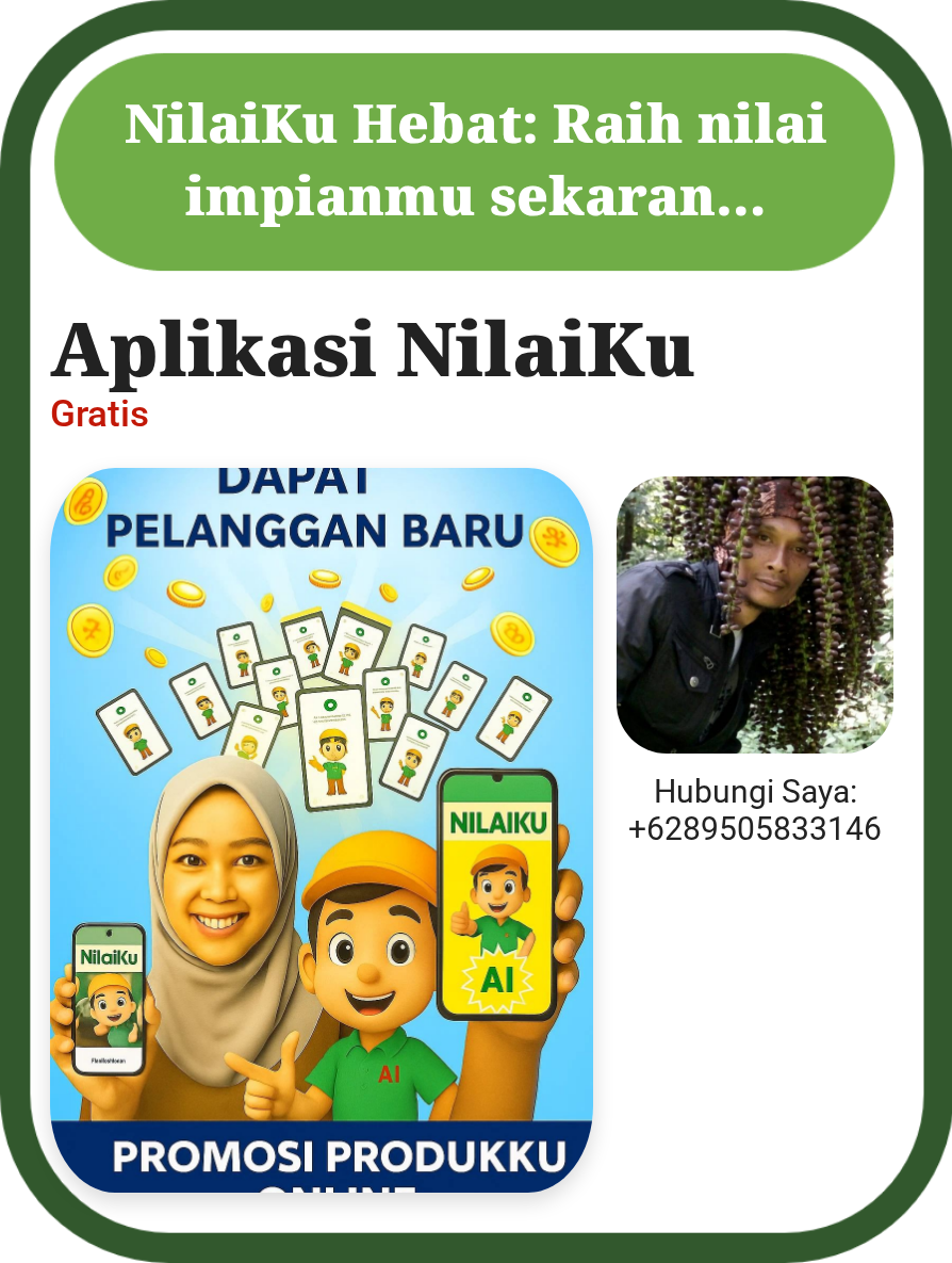 Promosi Aplikasi NilaiKu Hebat