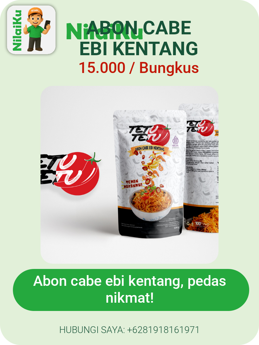 Abon cabe ebi kentang