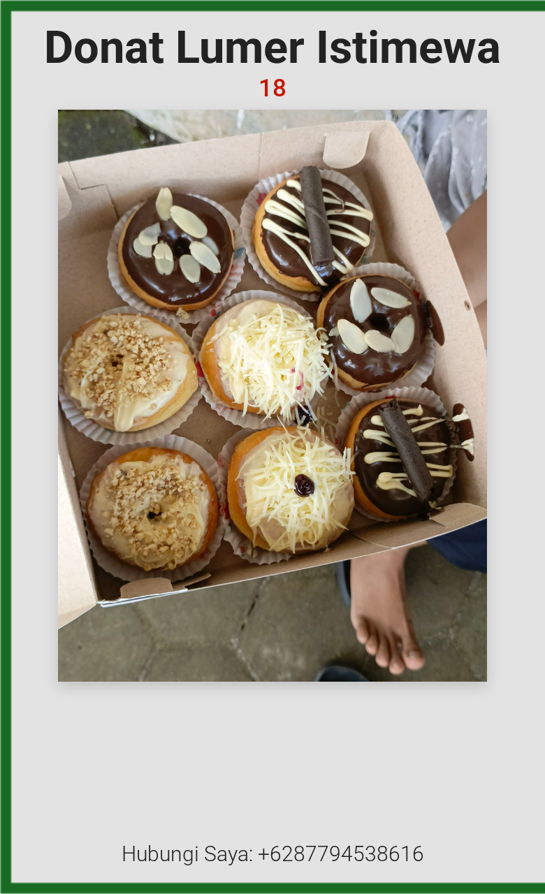 Donat Lumer Istimewa