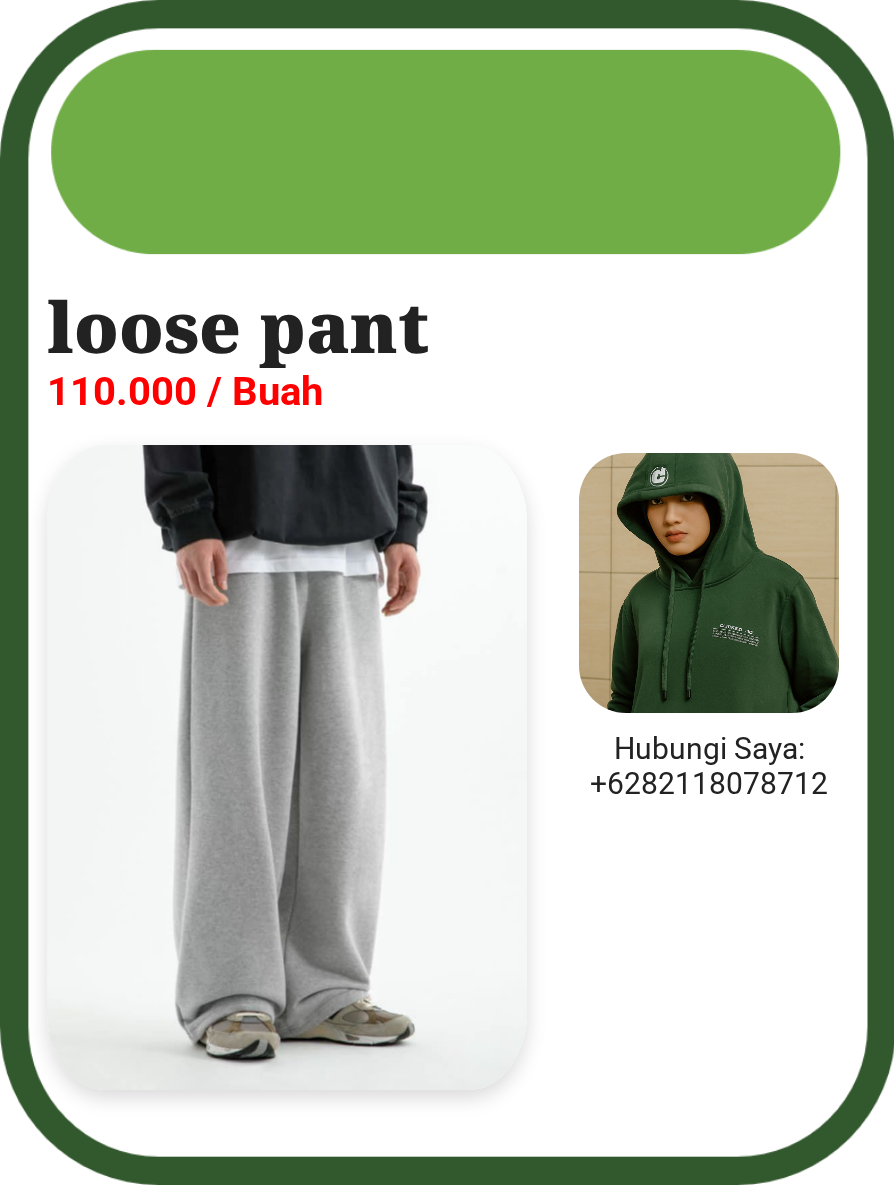 Promosi loose pant