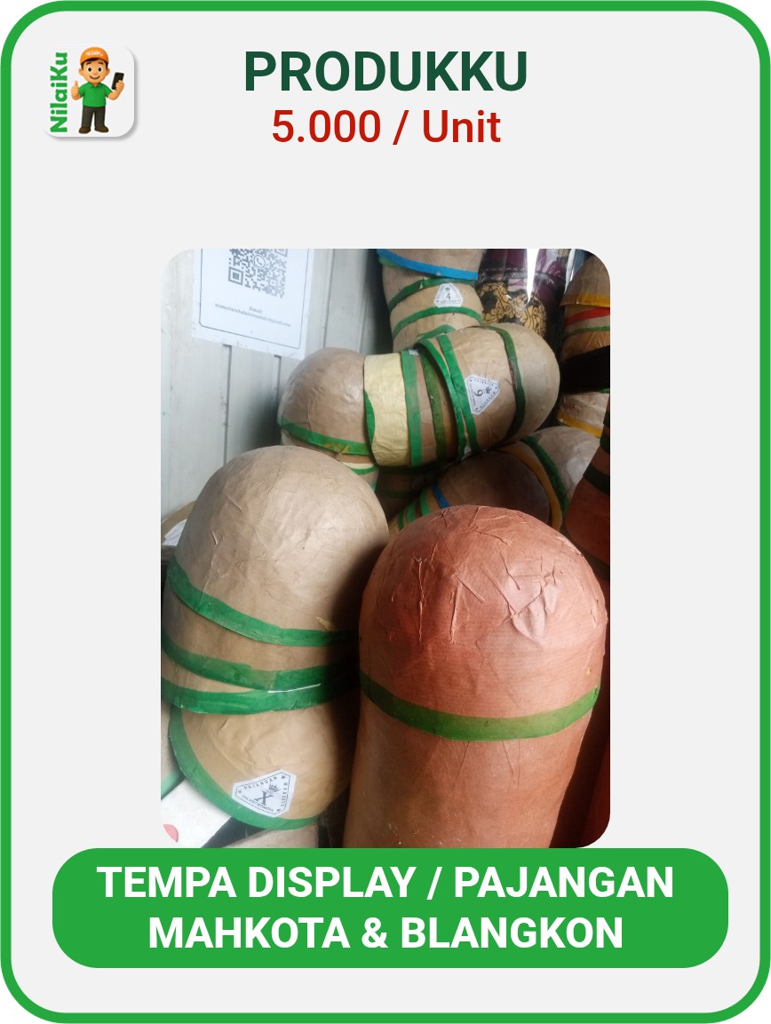 TEMPAT DISPLAI_MAHKOTA & BLANGKON