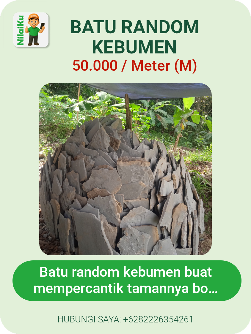 Promosi BATU RANDOM KEBUMEN