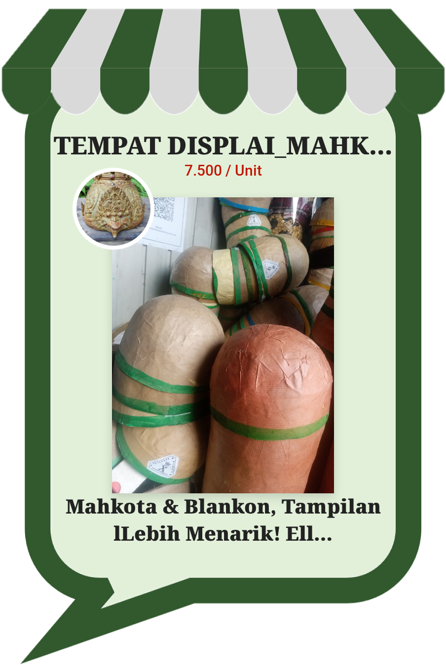 TEMPAT DISPLAI_MAHKOTA & BLANGKON