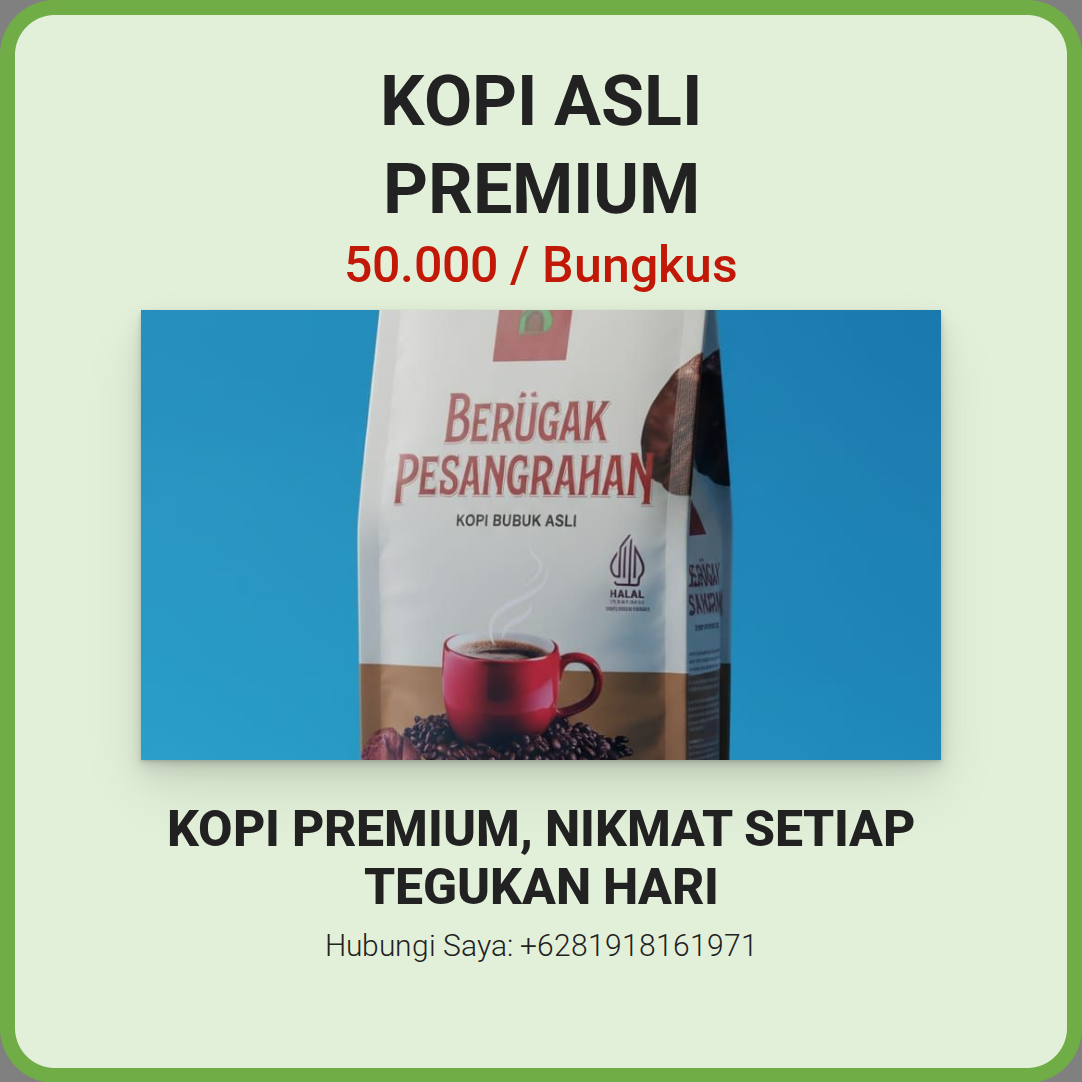 Kopi asli Premium