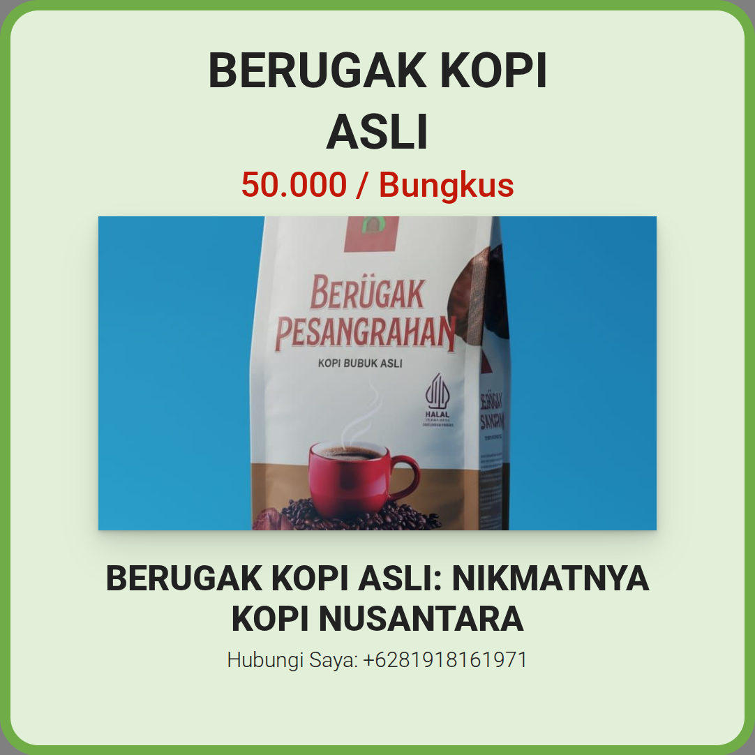 Berugak Kopi Asli
