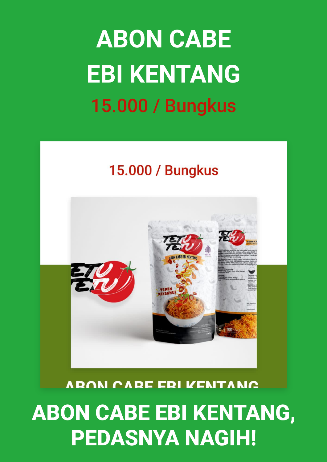 Abon cabe ebi kentang