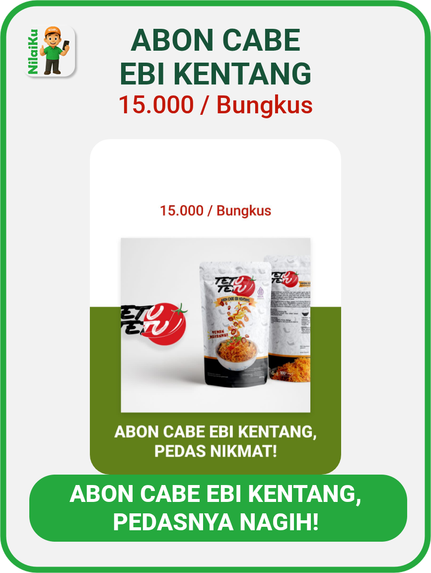 Abon cabe ebi kentang