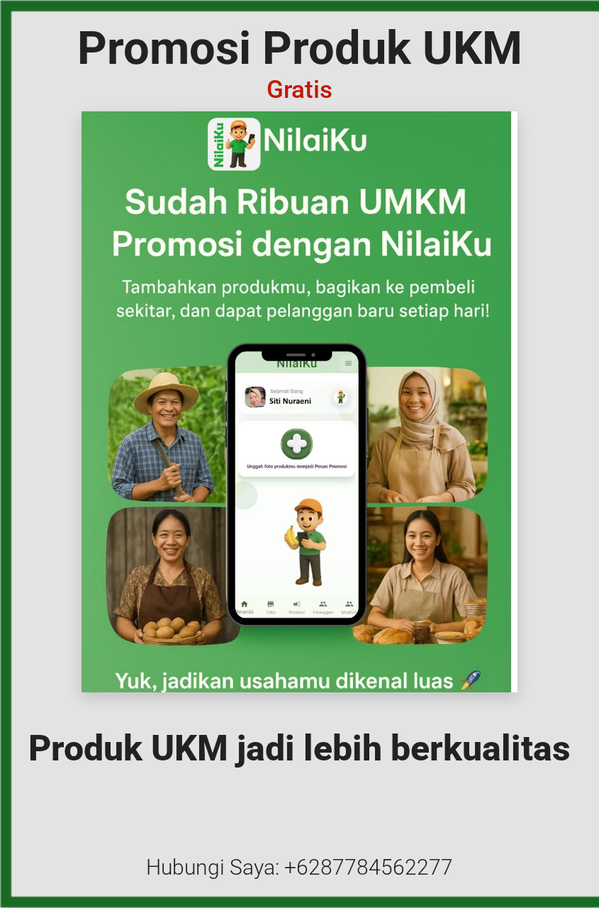 Promosi Produk UKM
