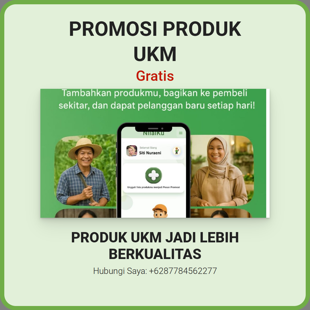 Promosi Produk UKM