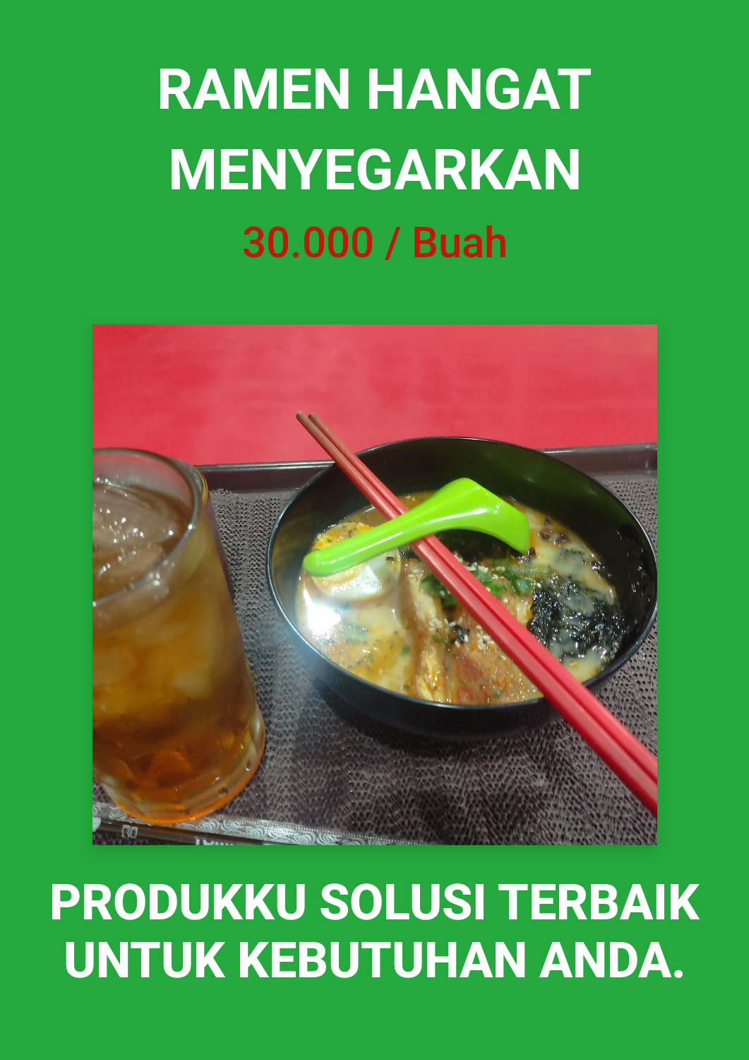 Ramen Hangat Menyegarkan