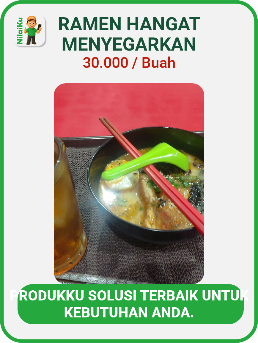 Ramen Hangat Menyegarkan