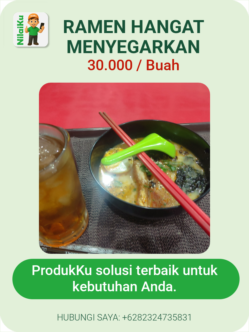 Ramen Hangat Menyegarkan