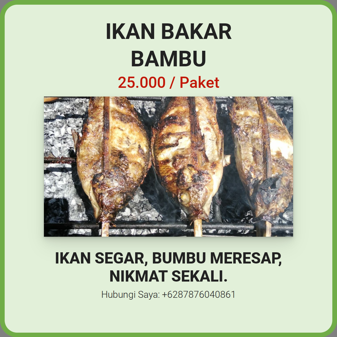 Ikan Bakar Bambu