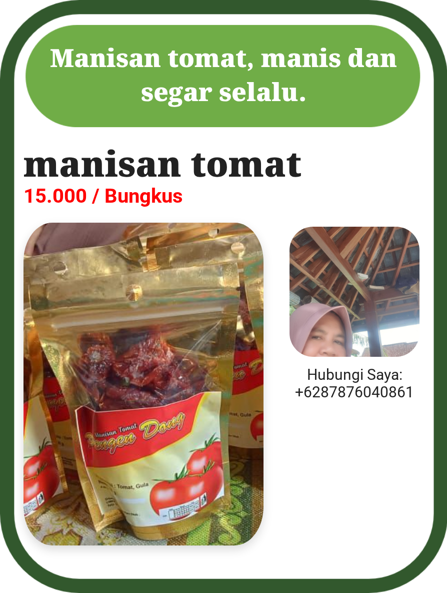 manisan tomat
