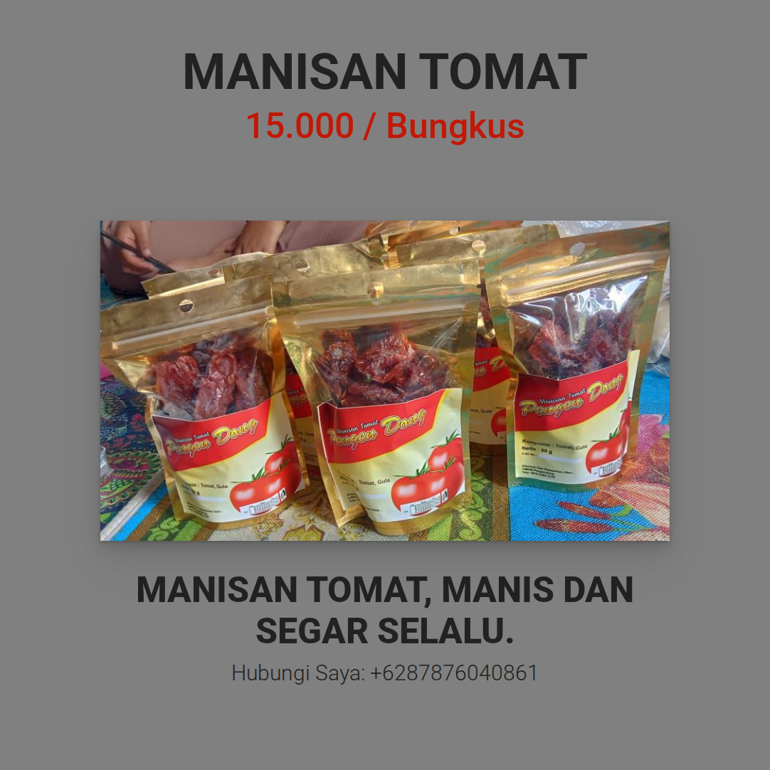 manisan tomat
